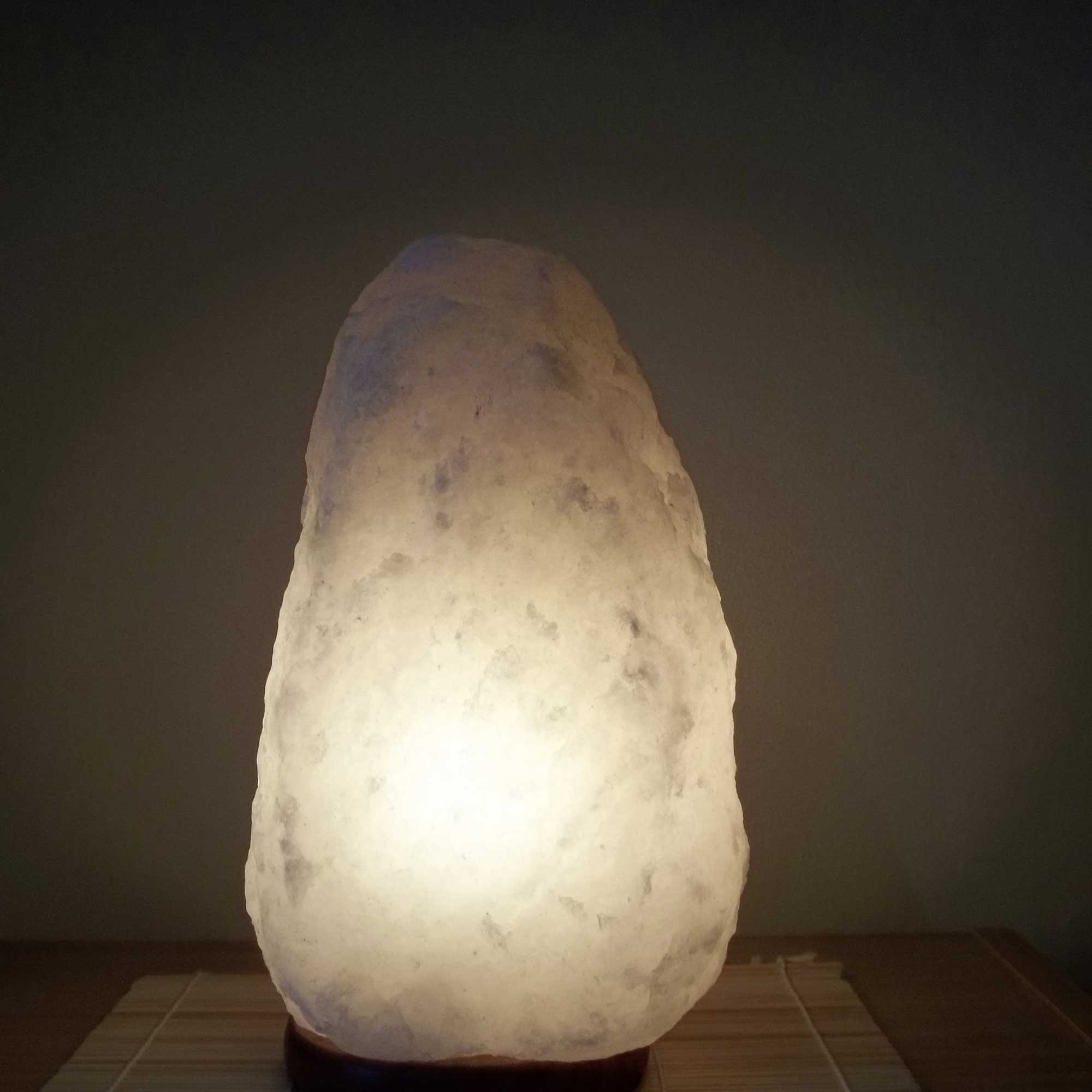 12V 12W 1-2Kg Himalayan White Salt Lamp Crystal Rock Natural Shape Cut Rare Unique Lamps The Himalayan Salt Collective, Himalayan products, 1-2kg-himalayan-white-rock-salt-lamps-natural